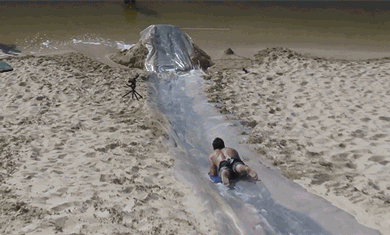 16 Amusing Water Slide GIFs to help you get through the winter.