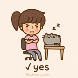 20 Adorable Pusheen The Cat Gifs from Buzzfeed.com