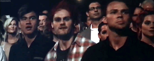 5SOS shown during One Direction’s performance during the 2015 AMAs