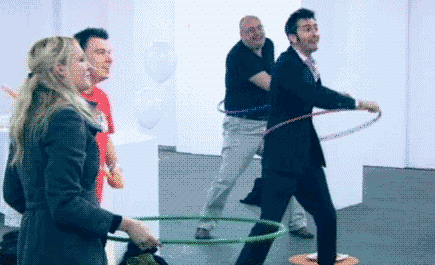• here have a david tennant failing to swing a hula hoop if that makes you any happier doctor who David Tennant my posts hula hoop tennant tuesday