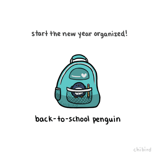 A back-to-school penguin with some helpful words of advice for the new school year! General Tips for Starting School 1. Smile and introduce yourself to people- whether you’re sitting next to them or...