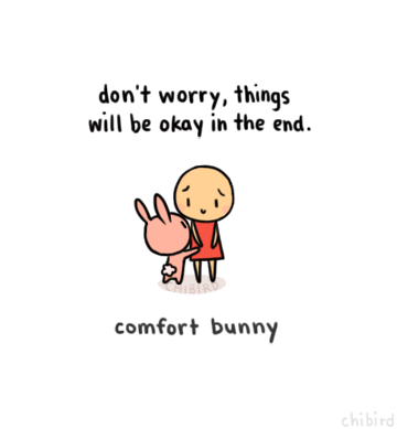 A little animation when you’re feeling down. ^^ - chibird