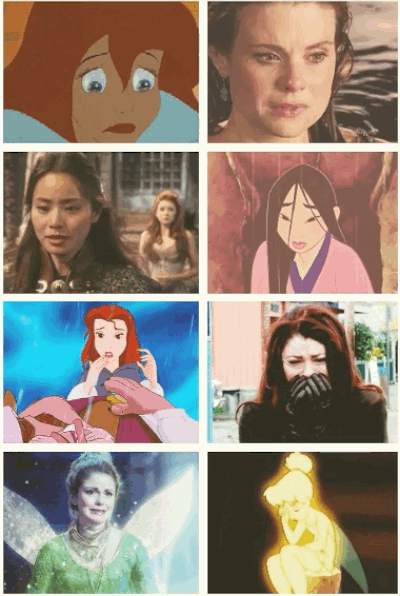All the Disney Princesses overcoming impossible obstacles, side-by-side: | 21 Times Tumblr Made 