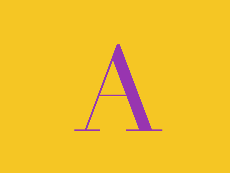 Alphabet A to the Z by Sebastian Kamph