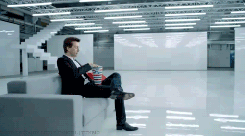 And here's a gif of David Tennant eating popcorn like a boss. You're welcome. <- HAHAHA AWESOME ->