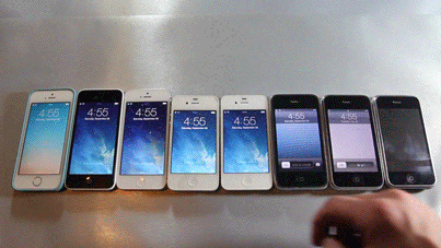 And these iPhones unlocking in one effortless glide. | The 29 Most Satisfying GIFs In The World