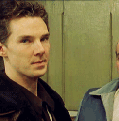 Angry Benedict is so hot. (.gif  At least, he looks rather peeved to me. Look at that sexy swallow....