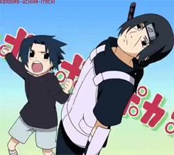 Anime/manga: Naruto (Shippuden Characters: Sasuke and Itachi, my parents must have felt this way when I was a little kid...