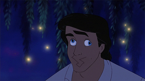 Ariel and Eric as awkward teens: | 18 Horrific Altered Disney GIFs That Will Give You Nightmares