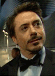 Best gif ever :- no damned kidding. Click the link for your Downey dose of Sunshine!