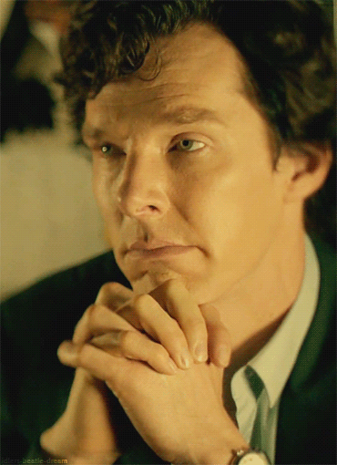 Best Sherlock reaction gif ever.