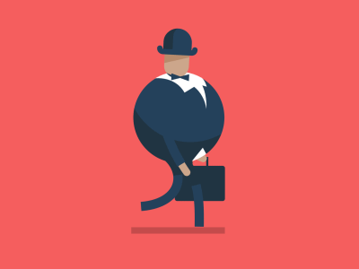 Business Guy Walk Cycle  by Fraser Davidson for Cub Studio | Motion Graphics |
