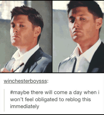 ...but it is not this day. ~ #SPN #Supernatural Jensen Ackles as Dean Winchester
