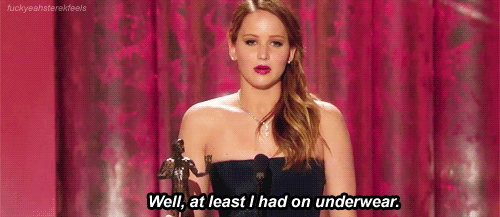 ...but she reminded us that it's not what's on the outside that matters. | 51 Times In 2013 Jennifer Lawrence Proved She Was Master Of The Universe