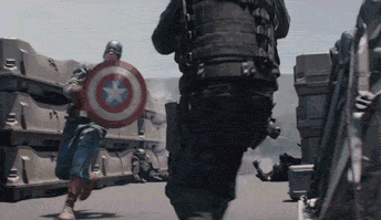 Captain America: The Winter Soldier (gif.  The fight sequences in this movie were stellar!