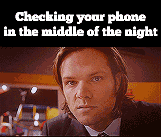 Checking your phone at night-- GIF-- WATCH THIS I JUST SNORTED