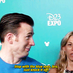 Chris Evans and Chris Pine at D23 Expo