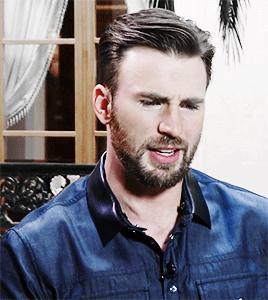 Chris Evans - I don't know what he said, but it is fantastic!