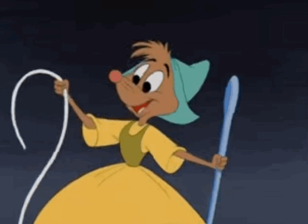 Cinderella’s seamstress properly threading a needle. | 21 Strangely Pleasurable Disney Moments