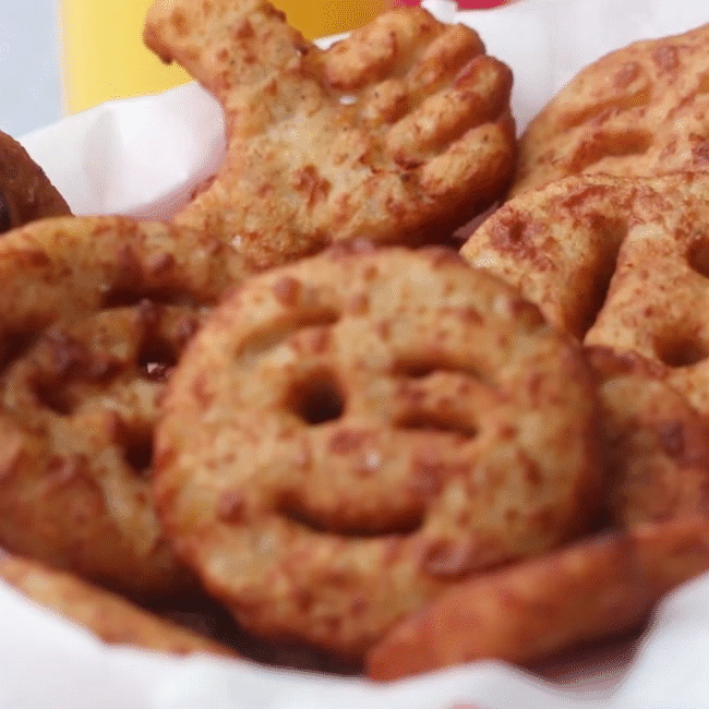 Cute emoji potato cookies