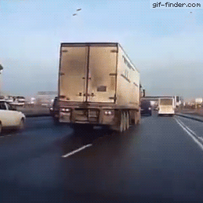 Dodging with a truck | Gif Finder – Find and Share funny animated gifs