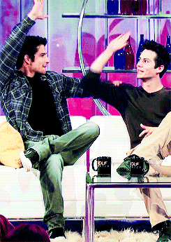 Dylan O´Brien and Tyler Posey - o´brosey gif