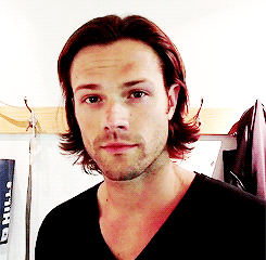 (gif Jared Padalecki Winks. This gif is dangerous. DEAD HELP! AHHH HELL *THUD* << you guys ok? Oh hey Jared what's up-*collapses*
