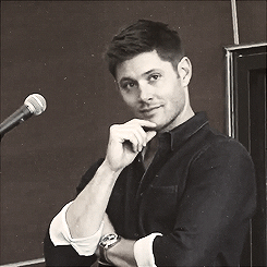 [gif] Jensen's got pretty much the cutest smile ever. IT's very high on my list of cute smiles at least.