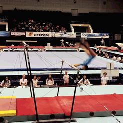 (gif of Larisa Iordache's epic save at 2014 Romanian Nationals