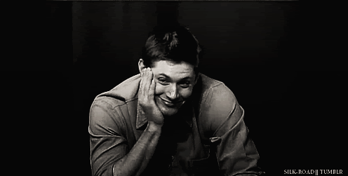 [gif] ...one of the best. <3  Just plain gorgeous. <3  #JensenAckles ...laughing <3