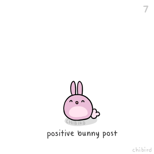 Give people hugs, compliment someone, sing even if you’re off-tune~ Thought it was time for another positive bunny post to cheer a few people up. >u<