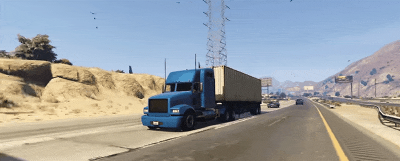 Great Shot GTA V Truck, That Was One In A Million