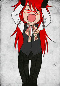 Grell gif : All I can hear is him saying, 