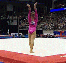 Gymnastics Fails gif | gymnastics somersaults reversed