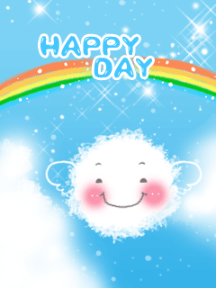 Happy Day animated wallpaper for your phone more colors
