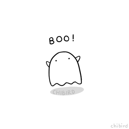 Happy Halloween from our little ghostie friend! ^u^ <3 Have fun tonight, everyone~