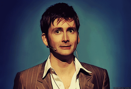 Having a bad day? Here's a gif of David tennant smiling. - Imgur