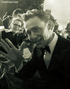 He is laughing at the end because he knows what he just did to my heart, damn it Hiddles! | gif | Tom Hiddleston