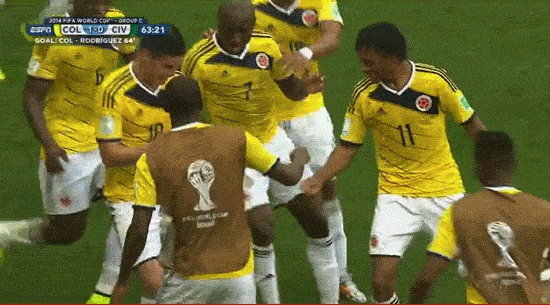 How To Dance As Awesomely As The Colombian Soccer Team. Looking forward for Saturday match! Cómo bailar increiblemente como la selección Colombia. Esperando el partido del sábado!