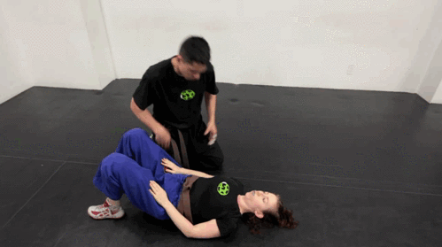 How to Get Out of a Throat -Lock | Self-Protection Gif