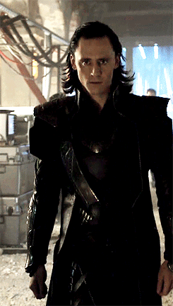 I am Loki only and I am alone — lokihiddleston: His walk and those eyes, already...
