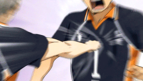 I love his and Noya's response to each other. None of the others were prepared for Suga's attacks. XP