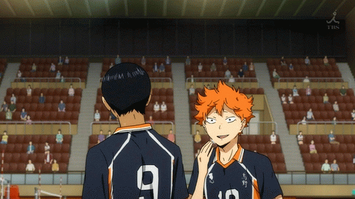 I love how Hinata has learned what Kageyama is about to do to him