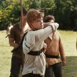 I thought that was Thomas for like 5 seconds and the. I watched it again and I was ok phew! YOU GO NEWT *blushes*