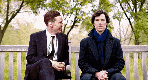 If Benedict Cumberbatch met Sherlock <---- Yeah, pretty much...