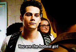 Imagine him confessing his attraction towards you... Dylan O'Brien (gif << omg I hadn't even thought if this I WOULD DIE