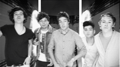 imagine one direction seeing you for the first time and they react like this....3D gif!