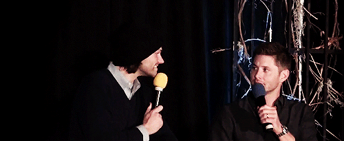 J2's relationship in a nutshell.  At least 75% of Jared's antics is to provoke that very reaction from Jensen.