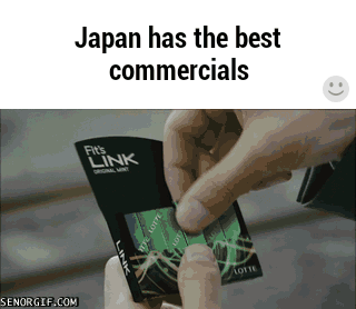 Japan has the best commercials