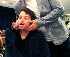 Jensen and Misha gif